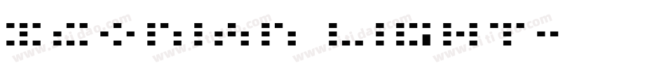 Iconian Light字体转换